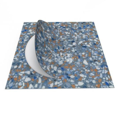 Forbo Allura Material 63592DR7 blue terrazzo circle фото 2 | FLOORDEALER